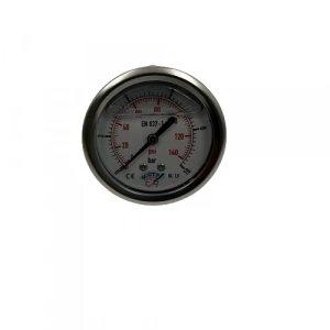 Manometre Gliserinli Arka Çıkışlı Q63 - 0 - 10 Bar 1/4
