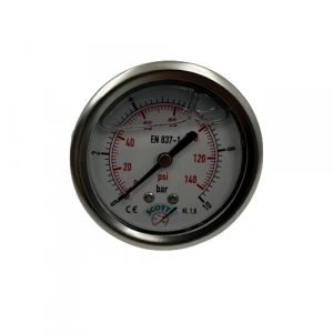 Manometre Gliserinli Pano Tipi Q63 - 0 - 10 Bar 1/4