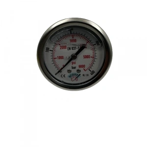 Manometre Gliserinli Arka Çıkışlı Q63 - 0 - 400 Bar 1/4