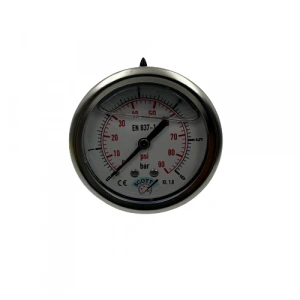 Manometre Gliserinli Pano Tipi Q63 - 0 - 6 Bar 1/4