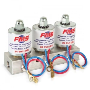 Pnömatik Damper Valfi Ventil Üçlü 12V/24V/110V/220V