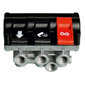 Pnömatik Damper Valfi Ventil 3 Çıkışlı