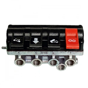 Pnömatik Damper Valfi Ventil 4 Çıkışlı