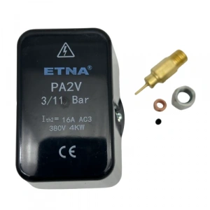 Etna Basınç Şalteri PA-2V 3Bar - 11Bar  380V 1/2