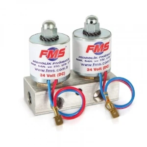 Pnömatik Damper Valfi Ventil İkili 12V/24V/110V/220V