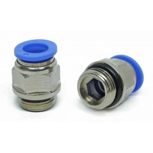 Pnömatik Mini Yuvarlak Rekor 3mm - M5