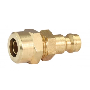 Pnömatik Sarı Stoper Otomatik Rekor Somun Sıkmalı Uç T21 - 4x6