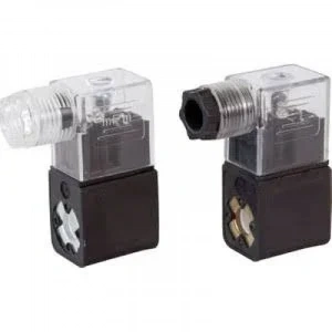 Pnömatik Valf Ventil Bobin Ve Soket 10mm - 12/24/110/220V Ac/Dc