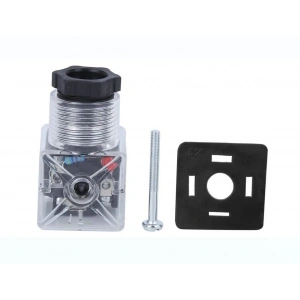 Pnömatik Valf Ventil Ledli Mini Soket 9.4mm 24 Ac/Dc