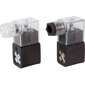 Pnömatik Valf Ventil Bobin Ve Soket 10mm - 12/24/110/220V Ac/Dc