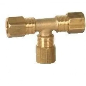 Sarı Pirinç Yüksüklü Te 12mm