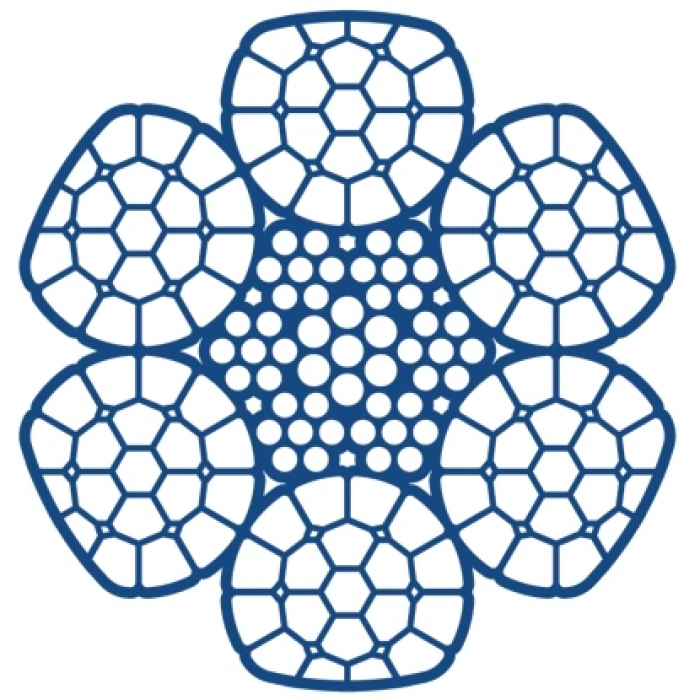 14 mm 6x25 Çelik Halat (Swaged) - Ormancılık Halatı