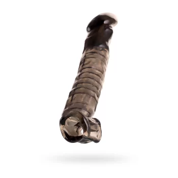 XLover by Toyfa Penis Klıfı, Boyutu Arttırıcı, TPE, siyah, Şeffaf, 22.5 cm