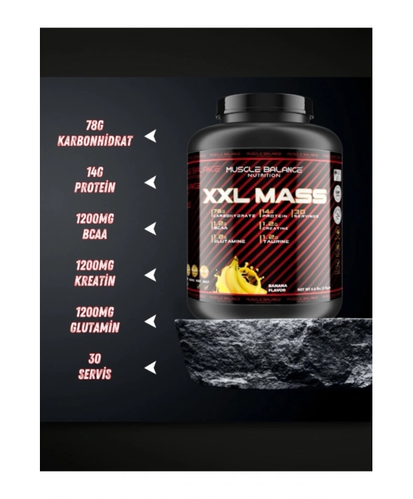 XXL Mass Gainer 3000 Gr 30 Servis Muz