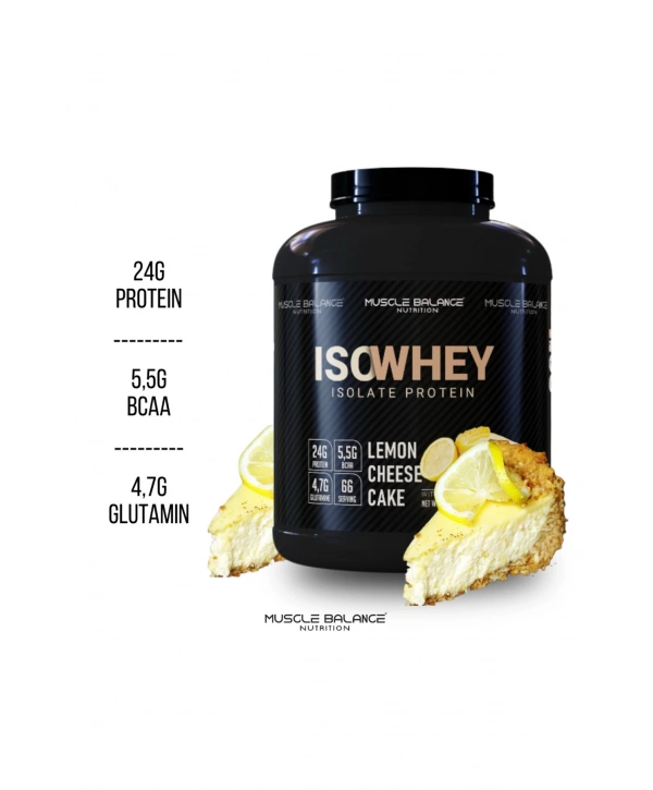 Isolate Whey Protein 2000 gr 66 Servis Limon Cheesecake
