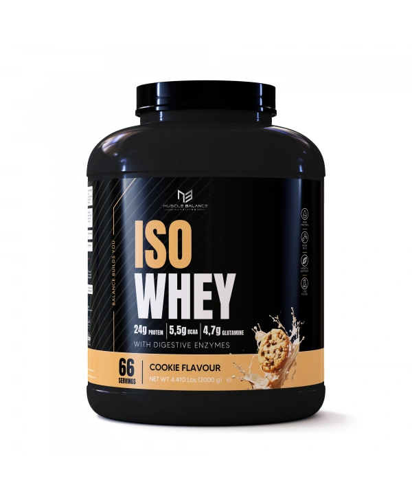 Isolate Whey Protein 2000 Gr 66 Servis Kurabiye