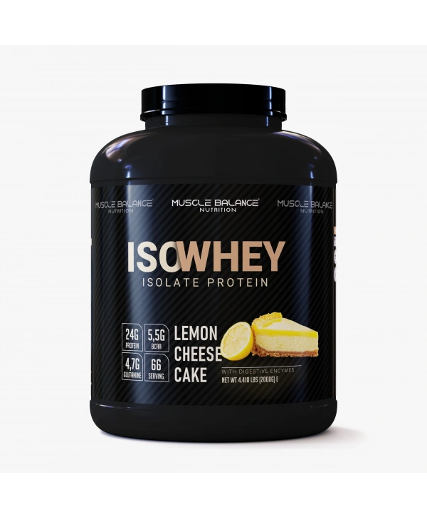 Isolate Whey Protein 2000 gr 66 Servis Limon Cheesecake