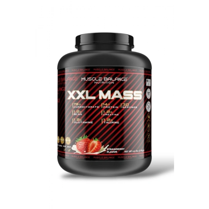 XXL Mass Gainer 3000 Gr 30 Servis Çilek