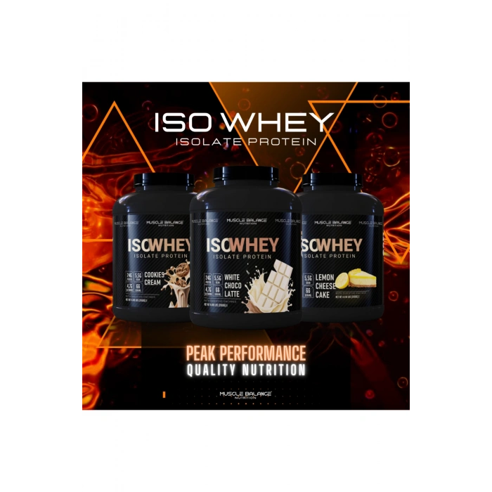 Isolate Whey Protein 2000 gr 66 Servis Limon Cheesecake