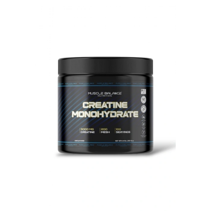 Creatine Monohydrate 300 Gr 100 Servis Aromasız Kreatin Monohidrat