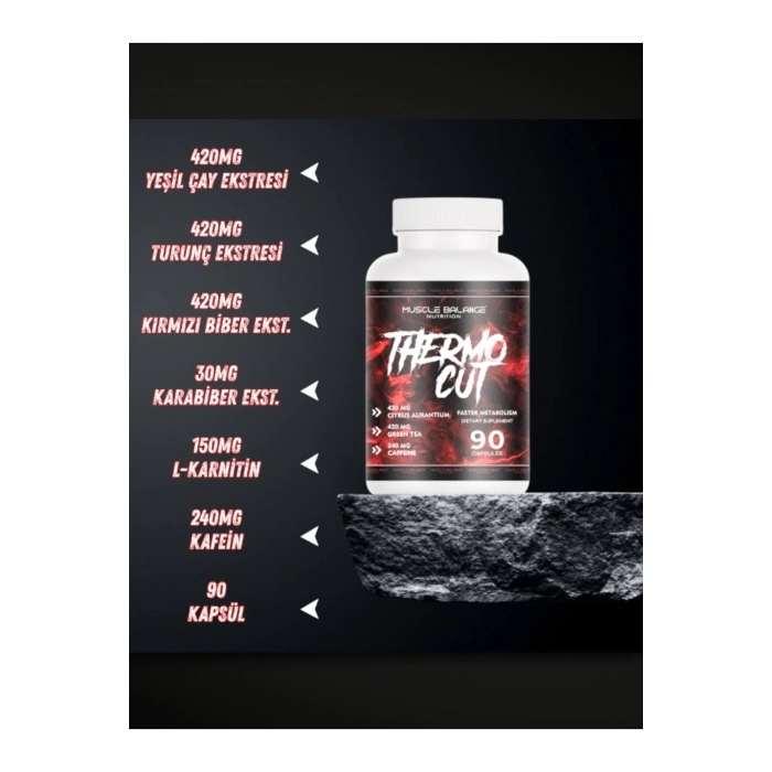Thermo Cut 90 Kapsül 30 Servis Doğal , Sağlıklı , , Bitkisel