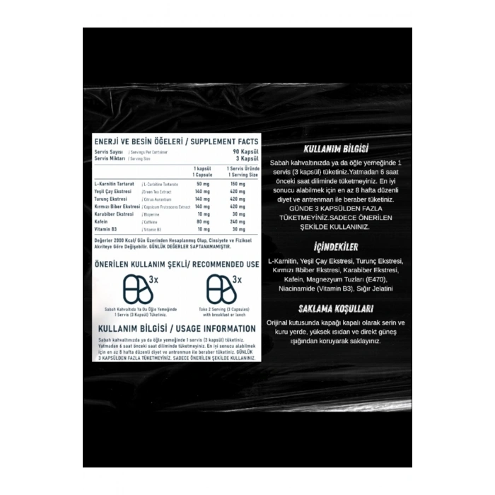 Thermo Cut 90 Kapsül 30 Servis Doğal , Sağlıklı , , Bitkisel