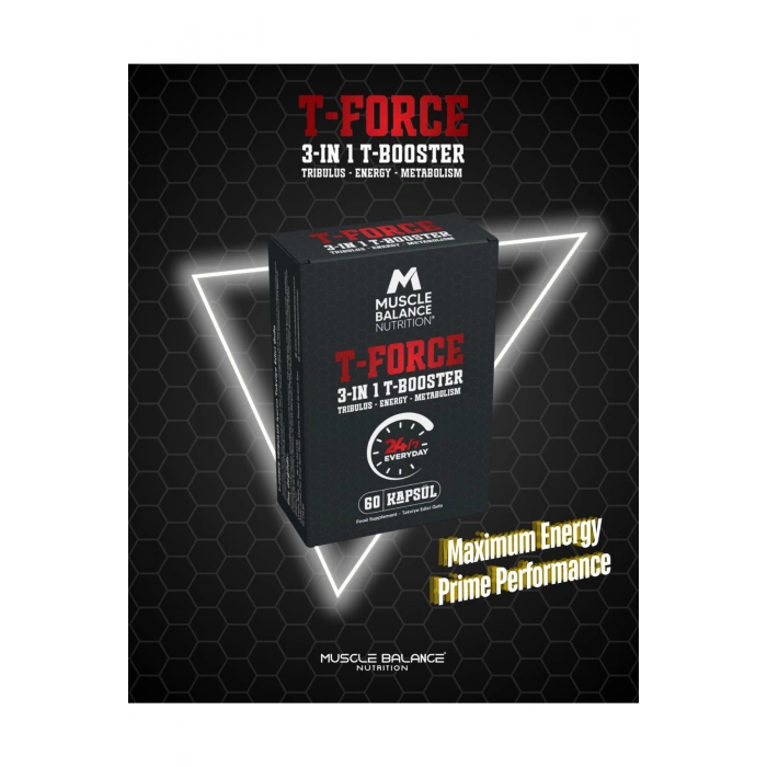 T-Force 3 IN 1 T-Booster 60 Kapsül 30 Servis