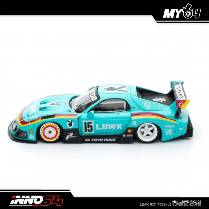 Inno 1/64 LBWK RX7 (FD3S) LB-Super Silhouette