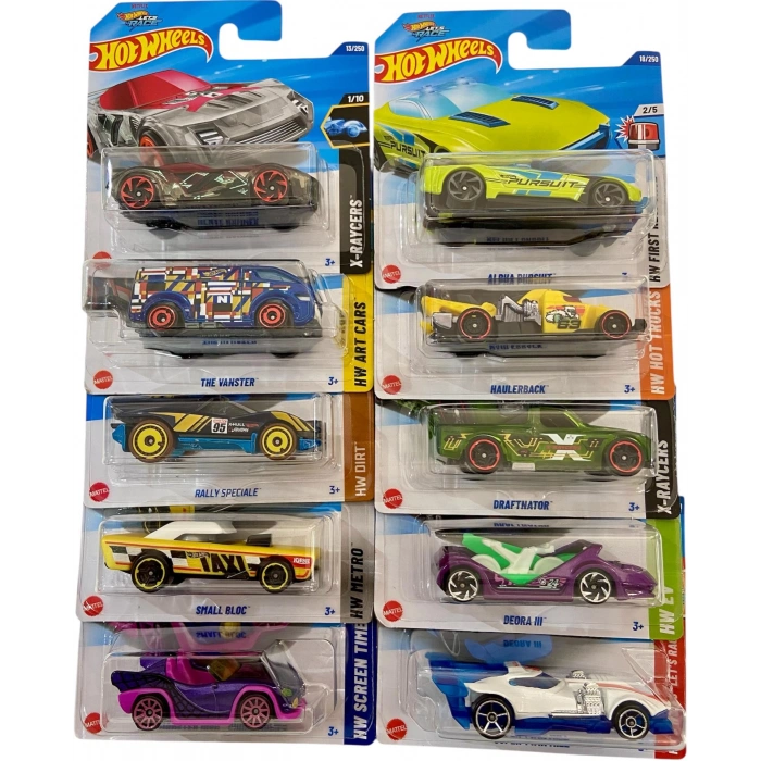 10Lu Hot Wheels Set