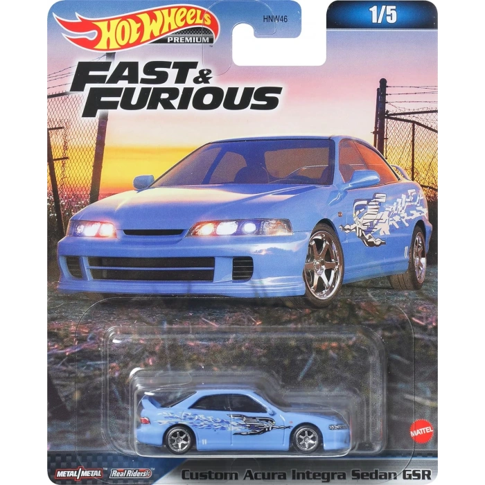 Hot Wheels Premium Fast & Furious Acura İntegra Sedan GSR