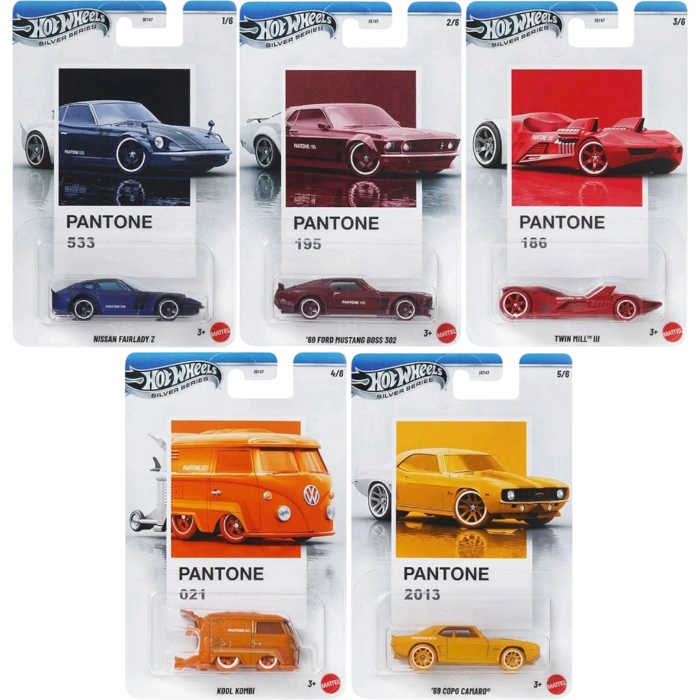 Hot Wheels Silver Series Pantone Set 5Li JKY47-979A