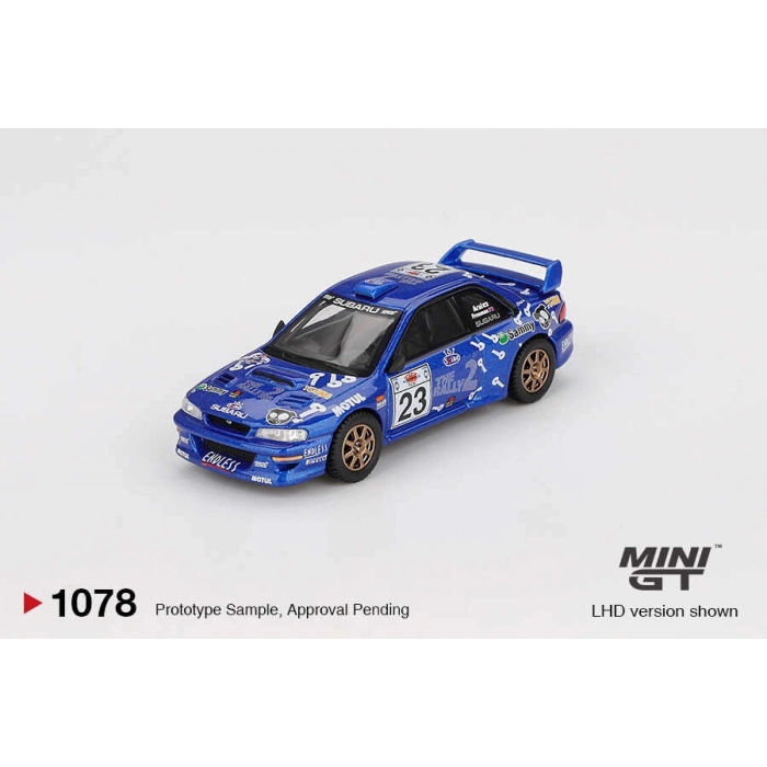 Mini GT MGT01078 1/64 Subaru Impreza WRC99 #23 2000 Acropolis Rally