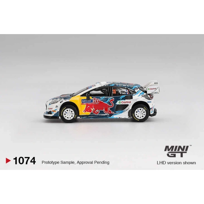 Mini GT MGT01074 1/64 Ford Puma Rally1 #16 M-Sport Ford WRT 2024 Rally Finland 3rd Place