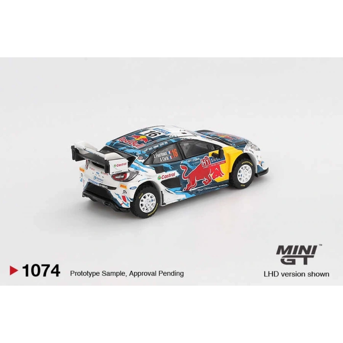 Mini GT MGT01074 1/64 Ford Puma Rally1 #16 M-Sport Ford WRT 2024 Rally Finland 3rd Place