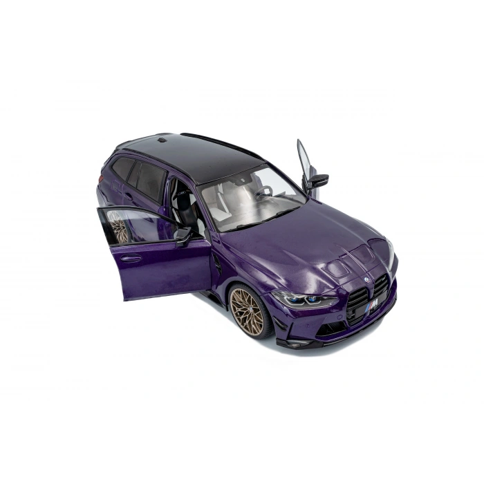 Solido S1813701 1/18 BMW M3 Touring with Performance Parts – Twilight Purple Pearl Metallic – 2024