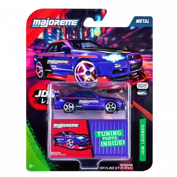 Majorete 1/64 Nissan GT-R (R32)