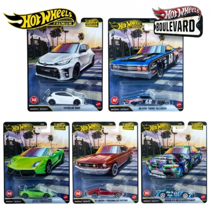 Hot Wheels Premium Boulevards 5li Set - GJT68- 978G