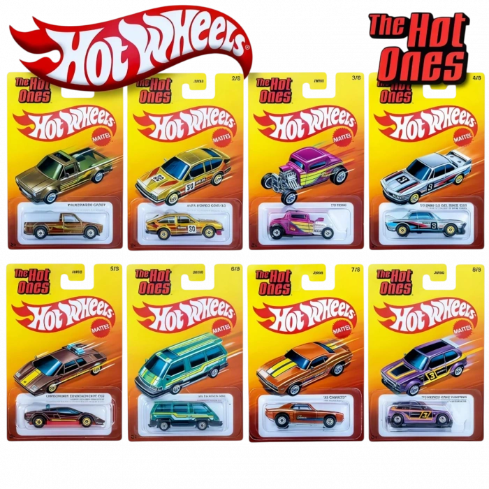Hot Wheels Hot Ones 8 Araçlık Set JBY68-979C