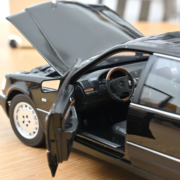 Norev Mercedes-Benz S600 1997 Noir Obsidian Metallisé