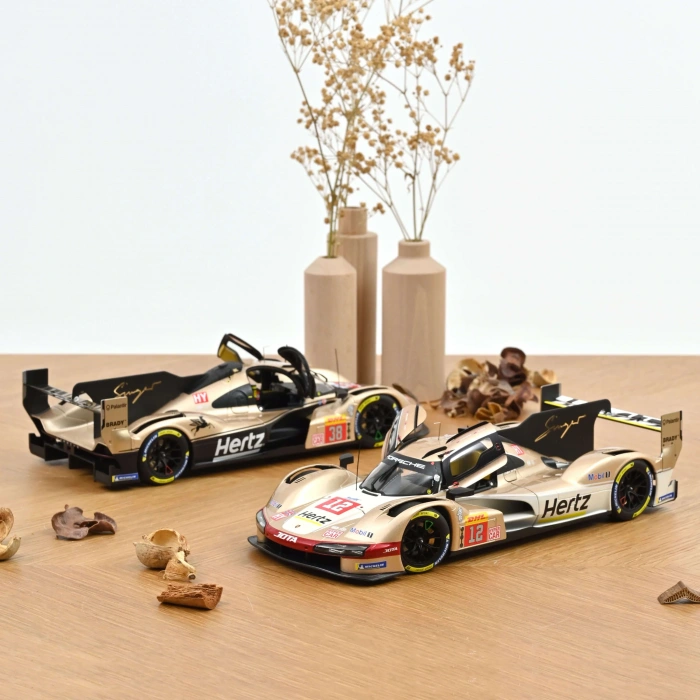 Norev 187160 1/18 Porsche 963 Hertz Team Jota - Spa 6h 2024 Stevens/Ilott - Winner