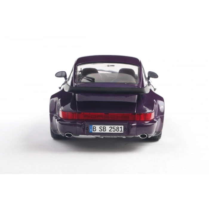 Solido S1803412 1/18 Porsche 911 (964) Turbo – Violet Blue Metallic – 1990