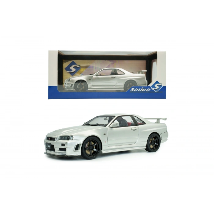 Solido S1804312 1/18 Nissan Skyline GT-R (BNR34) with NISMO Parts – 1999