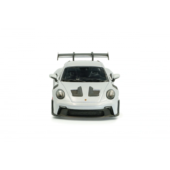 Solido S4314802 1/43 Porsche 911 (992) GT3 RS – Ice Grey Metallic w/Pyro Red – 2023