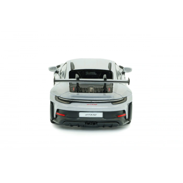 Solido S4314802 1/43 Porsche 911 (992) GT3 RS – Ice Grey Metallic w/Pyro Red – 2023