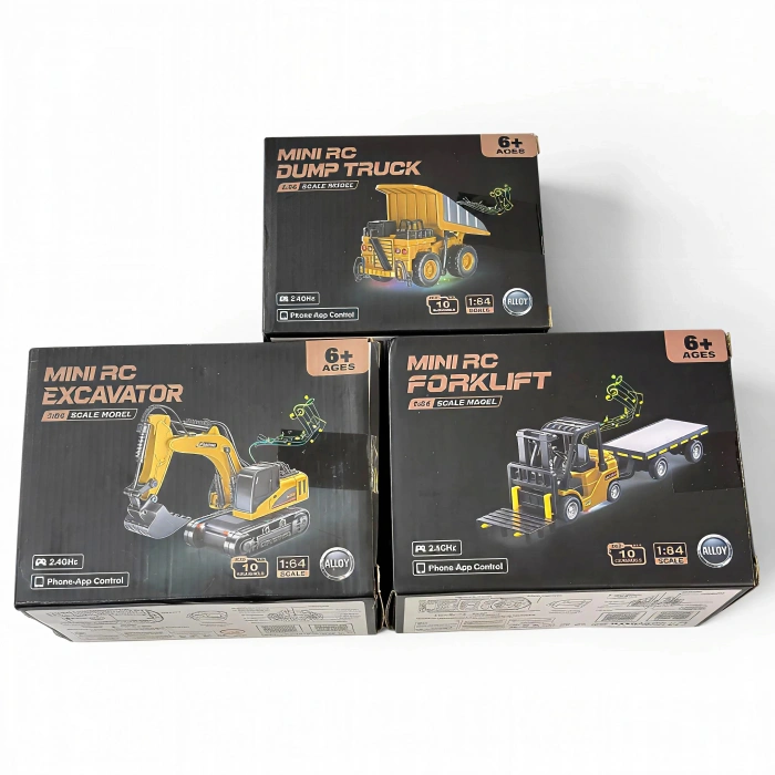 Mini RC İş Makinaları Seti