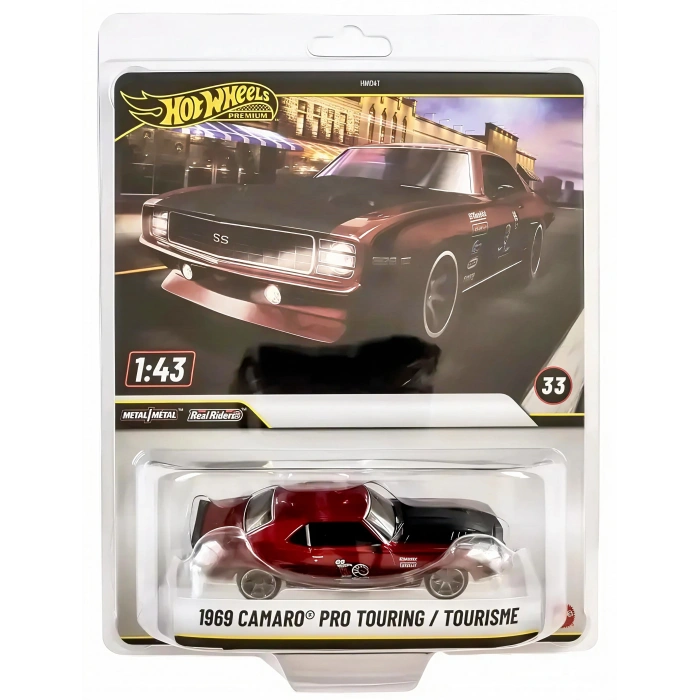 Hot Wheels Premium 1/43 1969 Camaro ProTouring Tourisme HMD41- JCN76