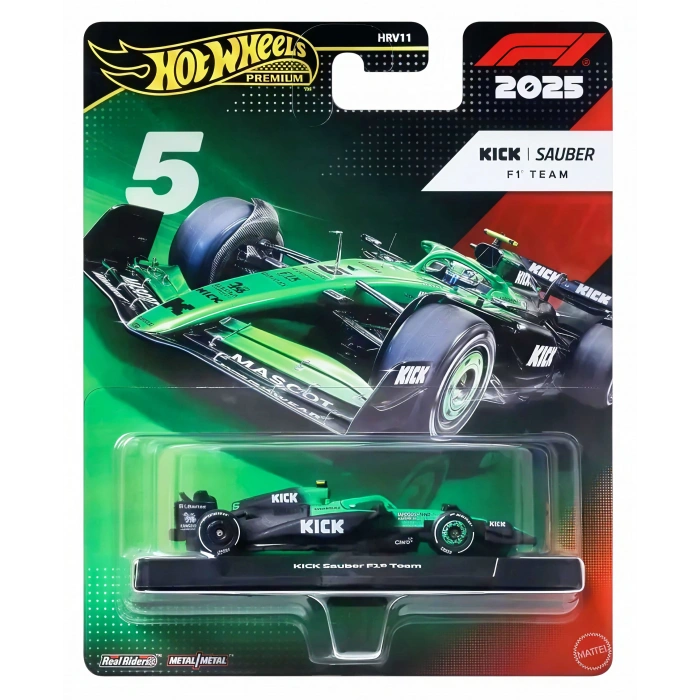Hot Wheels Premium Formula 1 Kick Sauber 2025 No: 5 JKD89