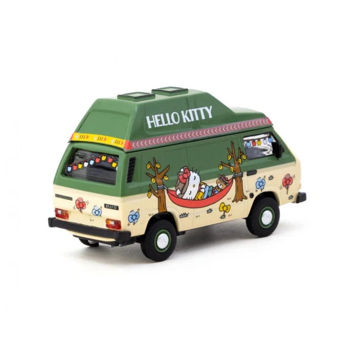 Tarmac Works 1/64 Volkswagen T3 Van Hello Kitty Camping