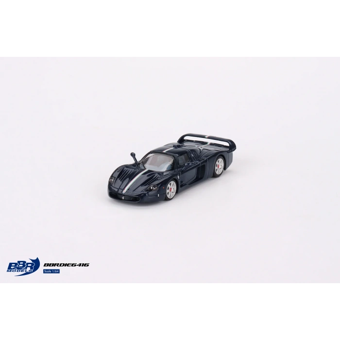 Mini GT - BBR  BBRDIE6416 1/64 Maserati MC12 Stradale Blue Metallic w/ Stripe