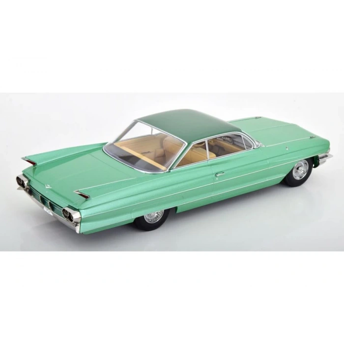 KK SCALE Cadillac Coupe DeVille Series 62 1961 Light Green Metallic